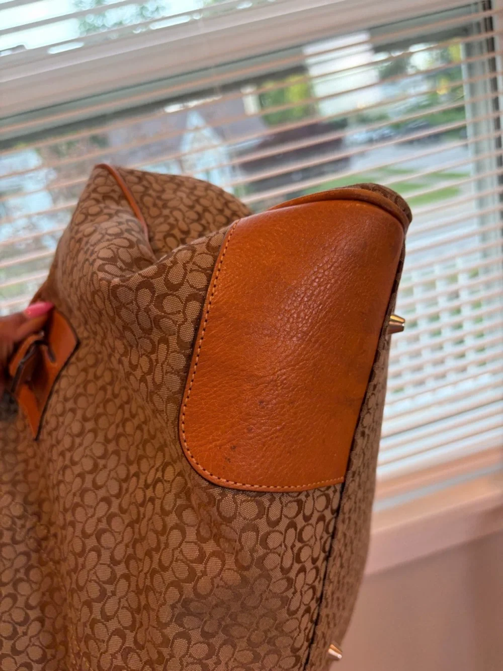 RARE Coach Signature Transatlantic Weekender Duffle Bag - Picture 11 of 16